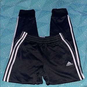 Adidas Boys Size Large (14/16) Joggers with White Stripes
